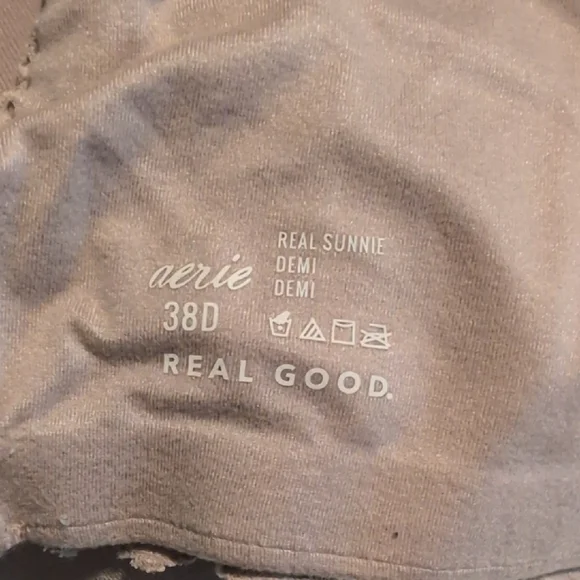 Aerie Lace Trim Bra Set - Green and Mauve - Picture 2 of 2